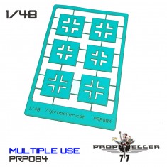1/48 Luftwaffe Balkenkreuze Late Stencil #1