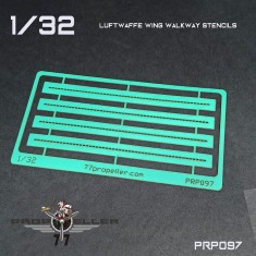1/32 Luftwaffe Wing Walkway Stencils