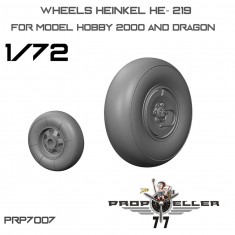 1/72 Heinkel He 219 Wheels for Hobby 2000 and Dragon Kits