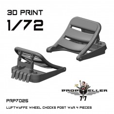 1/72 Luftwaffe Post-War Wheel Chocks (4pcs)