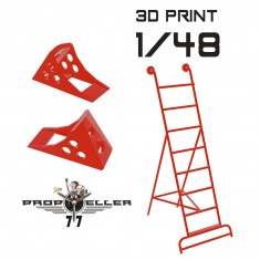 1/48 MiG-21 Ladder with Chocks for Eduard kit