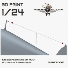 1/24 Messerschmitt Bf 109 Antenna Insulators