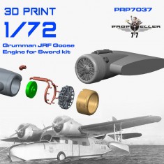 1/72 Grumman JRF Goose Engine for Sword Kit