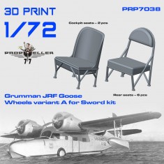 1/72 Grumman JRF Goose Seats for Sword Kit