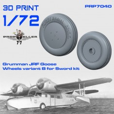 1/72 Grumman JRF Goose Wheels Variant B for Sword Kit