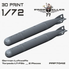 1/72 WWII German Luftwaffe LT-F5b Torpedoes (2pcs)