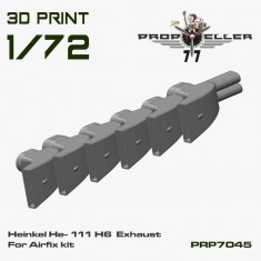 1/72 Heinkel He 111H-6 Exhausts for Airfix Kit