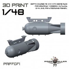1/48 Mk.XVII Depth Charge with Bomb Rack