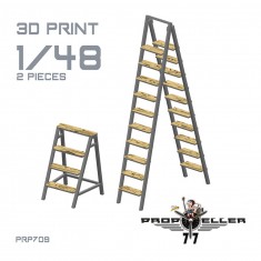 1/48 Luftwaffe Wooden Ladder (2pcs)