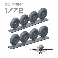 1/72 ShKH vz.77 DANA Wheels (8pcs) for Hobby Boss kit