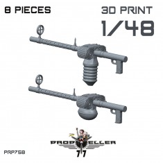 1/48 MG 15 Machine Guns (8pcs)