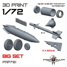 1/72 MiG-21F-13 Big Exterior Set for KPM Kit