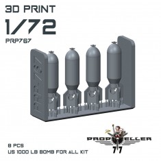 1/72 US 1000lb Bombs (8pcs)