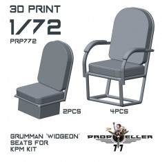 1/72 Grumman Widgeon Seats for KPM Kit