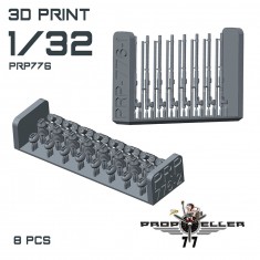 1/32 MG 15 Machine Guns (8pcs)