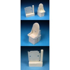 1/32 Supermarine Spitfire Mk.I-Mk.V Resin Seat with Backpad for Revell kit