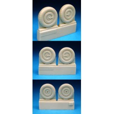 1/48 WWII Russian Fighter Main Wheels 