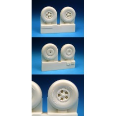 1/48 Fairey Firefly Mk.I Barracuda Early Main Wheels for AZ/Special Hobby kit