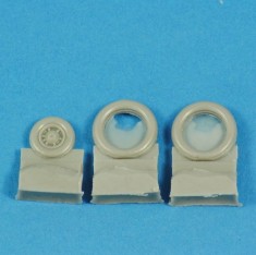 1/48 Lockheed F-104 Starfighter Narrow Tyres for Hasegawa kits