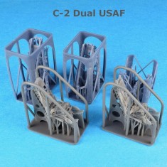 1/48 F-104 Starfighter Lockheed C-2 Original Ejection Seats (USAF/RCAF) for Kinetic Kit