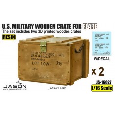 1/16 US Military Wooden Crate for Flare