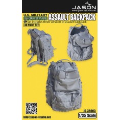1/35 US Military Assault Backpack (3pcs)