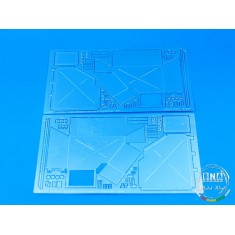 1/16 German Panther G/Jagdpanther Rear Tool Boxes for Tamiya