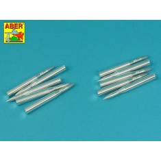 1/16 8.8cm Projectiles Set for Jagdpanther/King Tiger/Nashorn (8pcs)