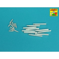 1/16 WWII German PaK 40 7.5cm Ammunition Projectiles for Das Werk kit (10pcs)