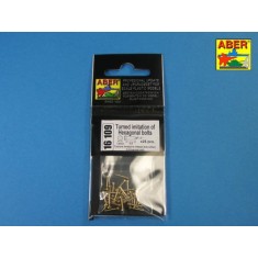 1/16 Turned Imitation of Hexagonal Bolts (1.6 x 6mm, 25pcs)
