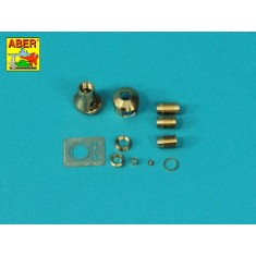 1/16 Pz.IVH/Stug.IIIG/Early PaK 40 Early Barrels with Muzzle Brake