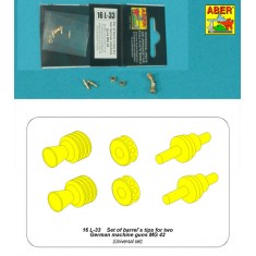 1/16 German Machine Guns MG 42 Barrel's Tips (for 2)