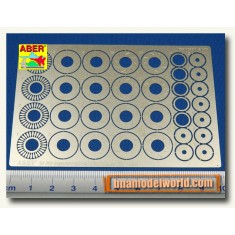 1/24 Standard Slotted Discs Brakes (Diameter: 14mm)