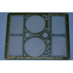 1/25 SdKfz.171 Panther, Ausf.A/D Grilles for Tamiya/Academy kits