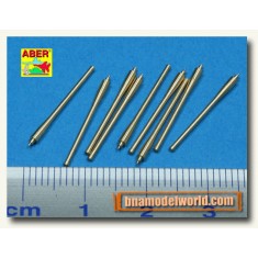 1/350 152mm/6in L55 M1930 Gun Barrels for French Richelieu, Jean Bart (9pcs)