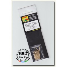 1/350 Barrels for Italian Heavy Cruiser Pola 1941 (203mm x8, 37mm x8, 100mm x16)