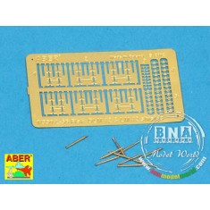 3.7cm Barrels for 1/350 German Flak 42 with Shields (10pcs)