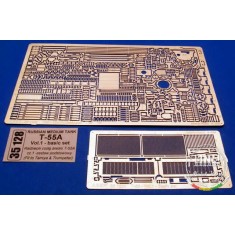 Photoetch for 1/35 Russian Medium Tank T-55A for Tamiya/Trumpeter kits