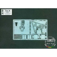 Photo-etched Armour for 1/35 German 88mm AA Gun Flakvierling 36 for Dragon kit