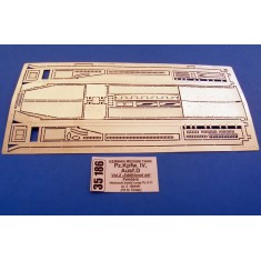 1/35 German Medium Tank PzKpfw.IV, Ausf.D Detail set Vol.2 (Fenders) for Tristar kit