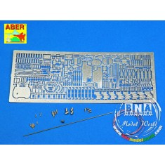 Photo-etched Parts for 1/35 German Standardpanzer E-75 for Trumpeter kit
