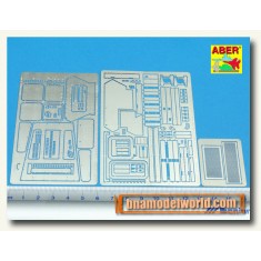 Engine Upper Deck for 1/35 German Heavy Armoured Car SdKfz.234 for Italeri kit