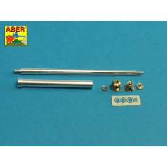 1/35 Tiger B Porsche Turret-early 8.8cm KwK 43/3 L/71 Gun Barrel for Hobby Boss kits