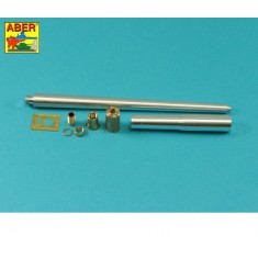 1/35 German Krupp 12.8cm PAK 44 Anti-Tank Gun Barrel w/Muzzle Brake for G.W.H kits