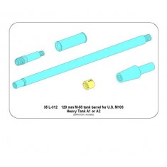 1/35 US M103 Heavy Tank A1/A2 120mm M58 Tank Gun Barrel for Dragon kits