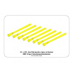 1/35 SMK 18 Typ 2 Salvehmaschinenkanone 2cm-Flak Barrels (8pcs)