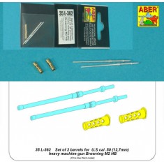 1/35 US cal .50 12.7mm Heavy Machine Gun Browning M2 HB Barrels for Das Werk kit