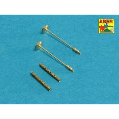1/48 German Machine Guns MG34 Barrels (x 2) Set