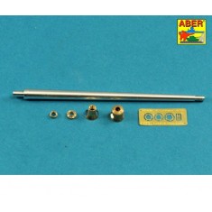1/48 German King Tiger Porsche Turret 8.8cm Kw.K 43/2 L/71 Gun Barrel for Tamiya kits