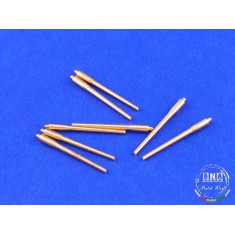 1/700 38cm Long Barrels x8 for Turret without Anti-blast for Richelieu,Jean Bart